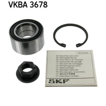 Roulement de roue avant SKF VKBA 3678 pour FORD KA 1.6 i - 95cv