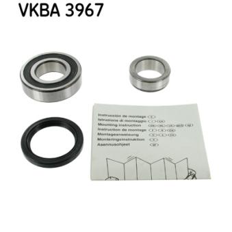 Roulement de roue arrière SKF VKBA 3967 pour SUZUKI IGNIS 1.3 4WD - 83cv