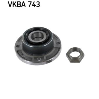 Roulement de roue arrière SKF VKBA 743 pour MITSUBISHI COLT 1.4 E - 71cv