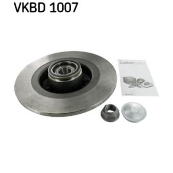Jeu de 2 disques de frein arrière SKF VKBD 1007 pour KIA STONIC 1.9 DCI - 110cv