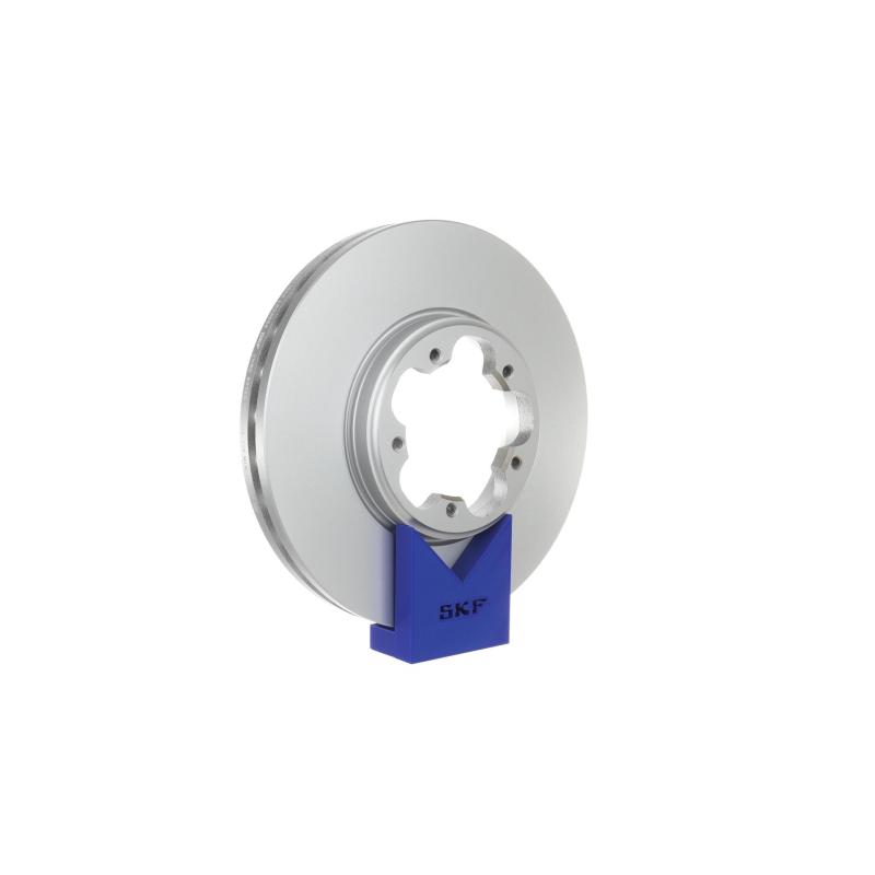 Jeu de 2 disques de frein arrière SKF VKBD 80123 V1 - Visuel 1