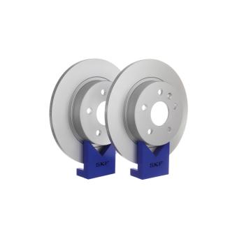Jeu de 2 disques de frein arrière SKF VKBD 90298 S2 pour HYUNDAI SONATA 1.7 CDTI - 110cv