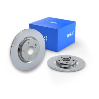 Jeu de 2 disques de frein arrière SKF [VKBD 90457 S2]