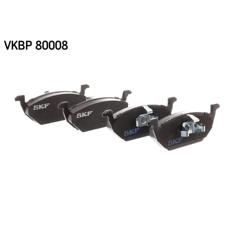 Jeu de 4 plaquettes de frein avant SKF VKBP 80008 - Visuel 2
