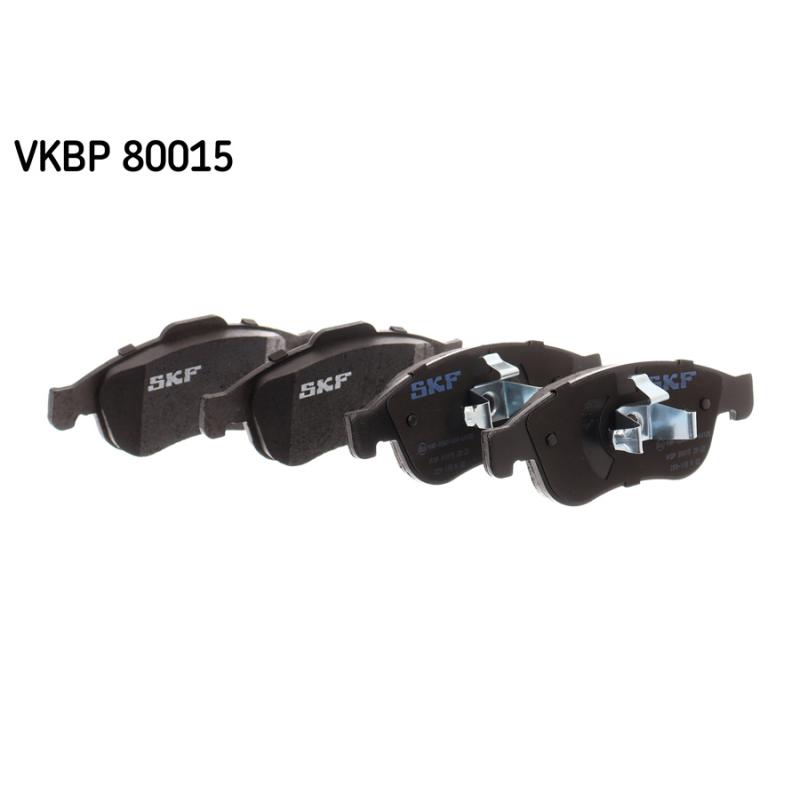Jeu de 4 plaquettes de frein avant SKF VKBP 80015 - Visuel 2