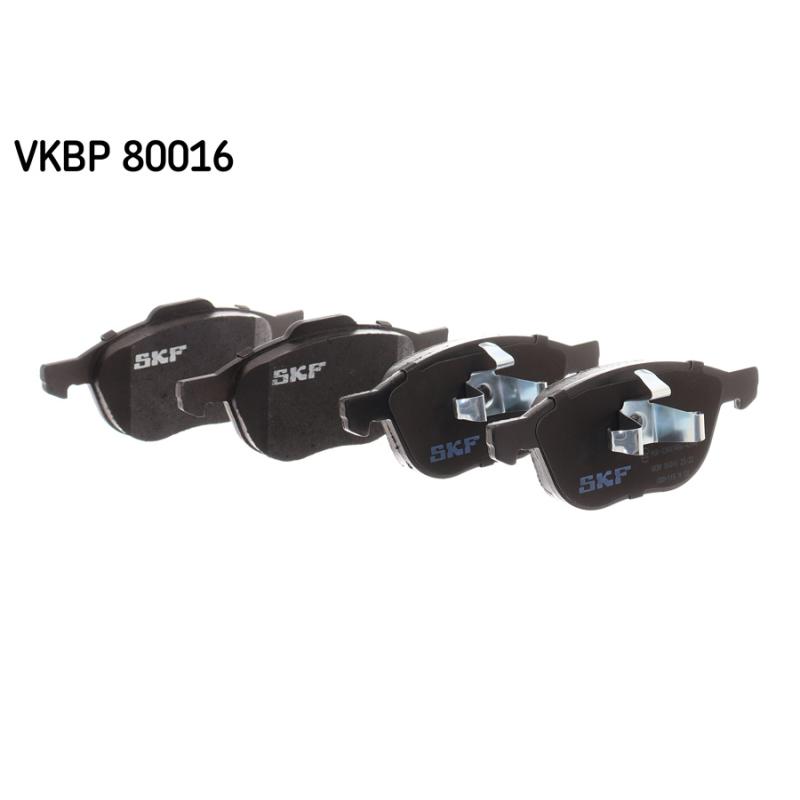 Jeu de 4 plaquettes de frein avant SKF VKBP 80016 - Visuel 2