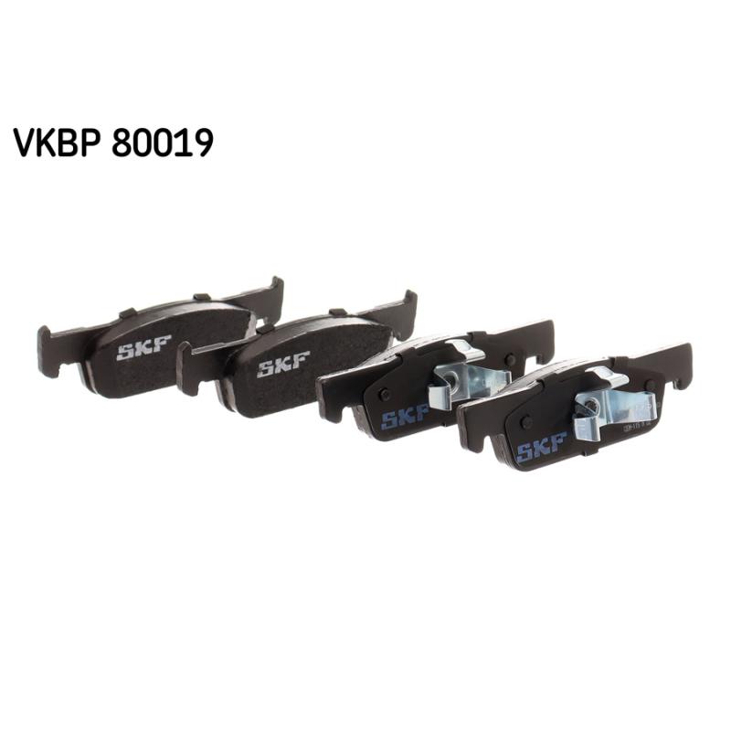Jeu de 4 plaquettes de frein avant SKF VKBP 80019 - Visuel 2