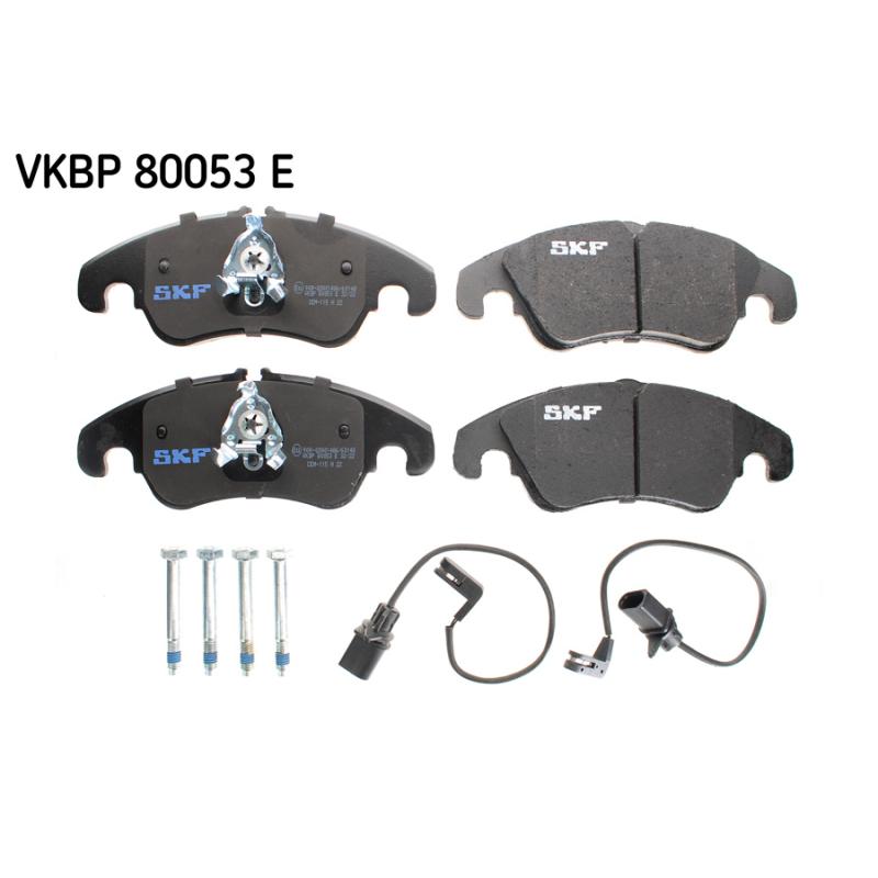 Jeu de 4 plaquettes de frein avant SKF VKBP 80053 E - Visuel 1