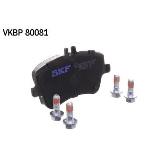 Jeu de 4 plaquettes de frein avant SKF VKBP 80081 pour MERCEDES-BENZ CLASSE C C 320 - 218cv