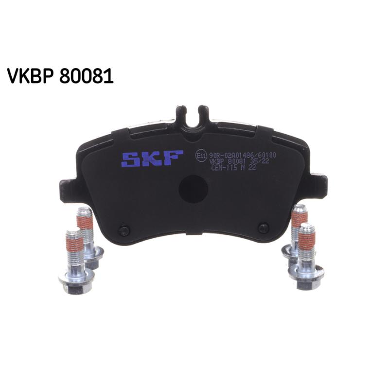 Jeu de 4 plaquettes de frein avant SKF VKBP 80081 - Visuel 2