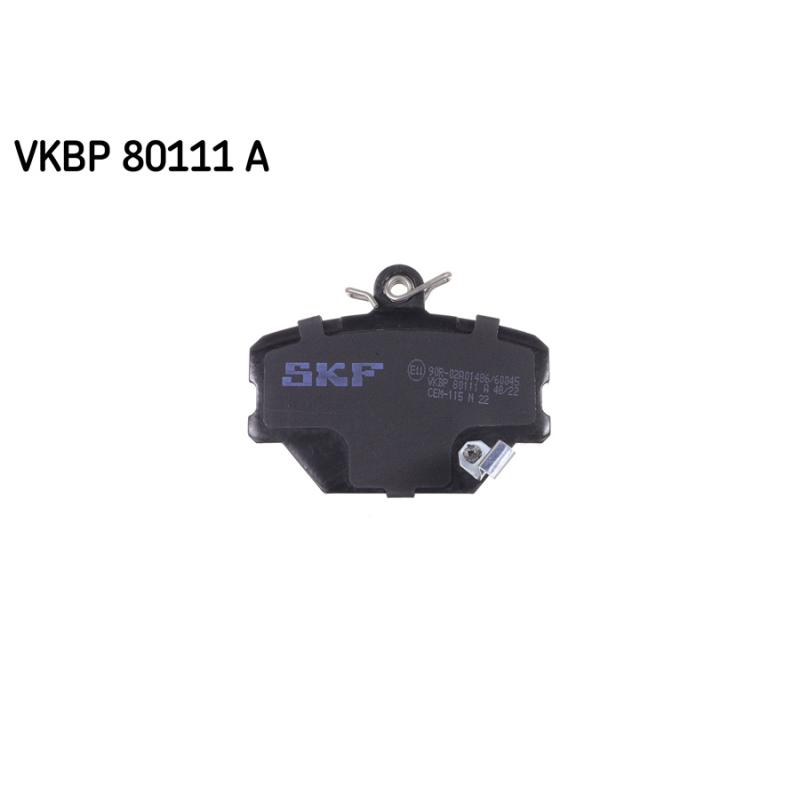 Jeu de 4 plaquettes de frein avant SKF VKBP 80111 A - Visuel 1