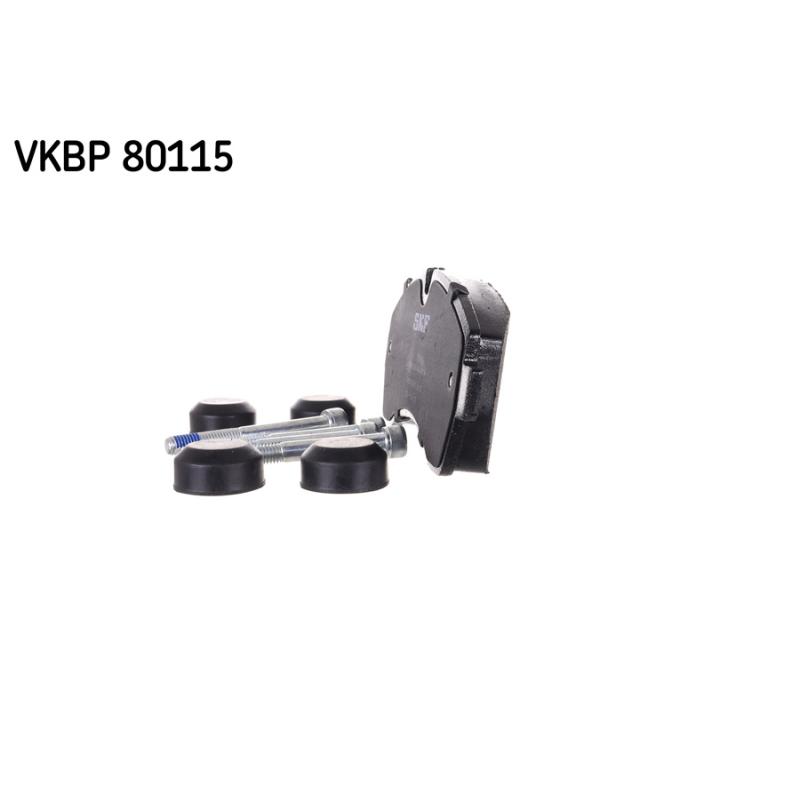 Jeu de 4 plaquettes de frein avant SKF VKBP 80115 - Visuel 2