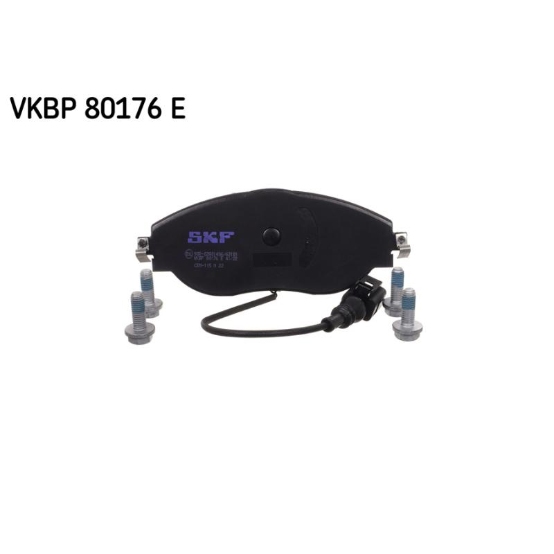 Jeu de 4 plaquettes de frein avant SKF VKBP 80176 E - Visuel 1