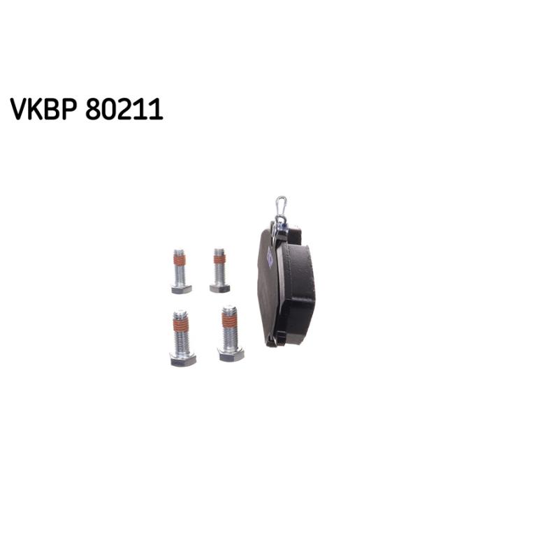 Jeu de 4 plaquettes de frein avant SKF VKBP 80211 - Visuel 2
