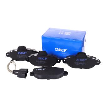 Jeu de 4 plaquettes de frein avant SKF VKBP 80299 E pour FIAT PANDA 1.1 - 54cv