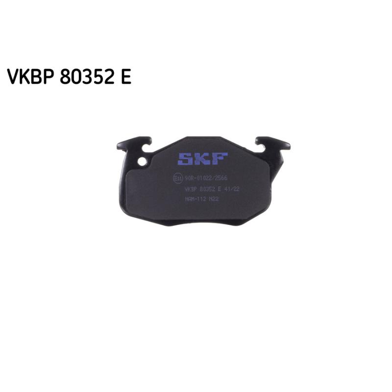 Jeu de 4 plaquettes de frein avant SKF VKBP 80352 E - Visuel 1