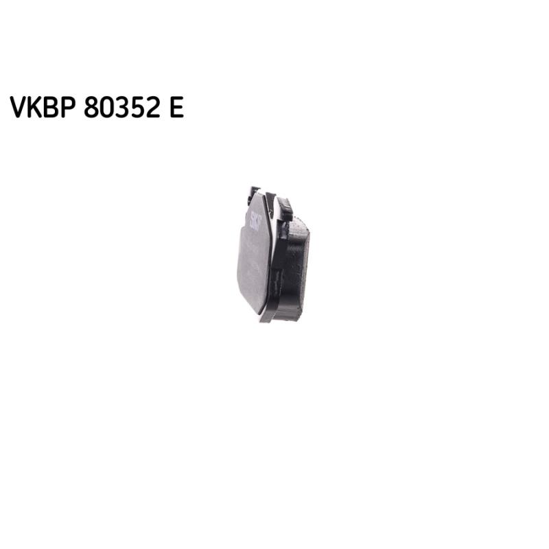 Jeu de 4 plaquettes de frein avant SKF VKBP 80352 E - Visuel 2