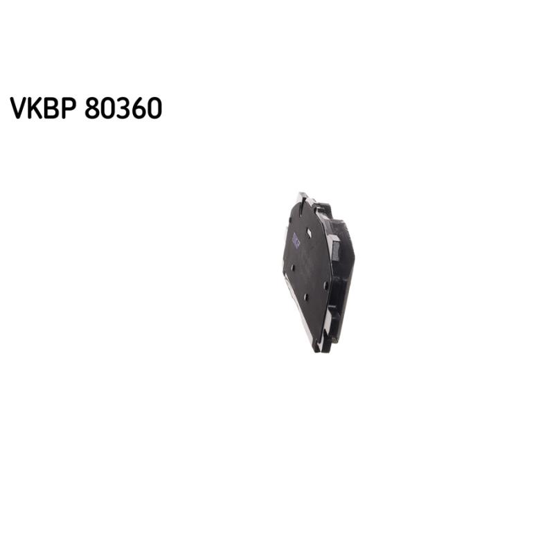 Jeu de 4 plaquettes de frein avant SKF VKBP 80360 - Visuel 2