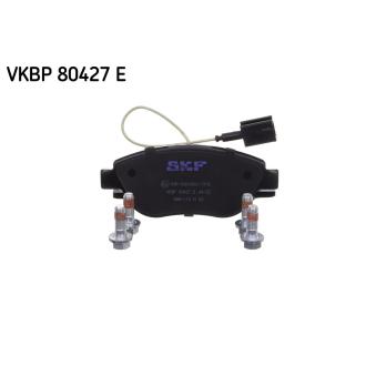 Jeu de 4 plaquettes de frein avant SKF OEM 77362195 Jeu de 4 plaquettes de frein avant SKF OEM 77362195