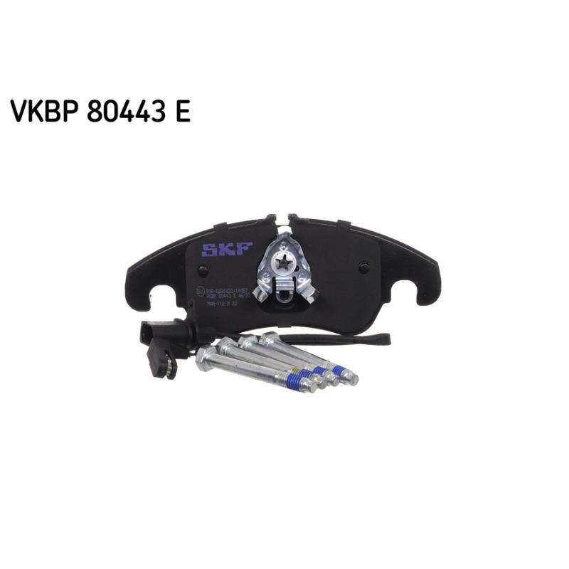 Jeu de 4 plaquettes de frein avant SKF VKBP 80443 E - Visuel 1