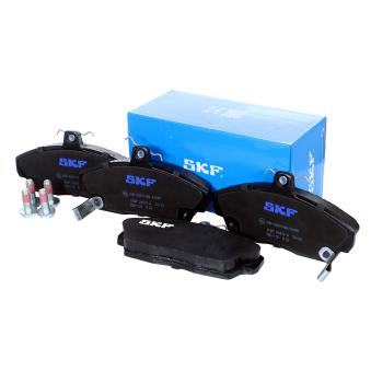 Jeu de 4 plaquettes de frein avant SKF VKBP 80479 A pour SEAT EXEO 1.1 - 75cv