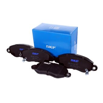 Jeu de 4 plaquettes de frein avant SKF VKBP 80489 A pour VOLKSWAGEN CADDY 2.0 DI - 100cv