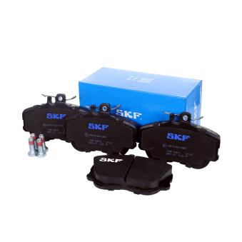 Jeu de 4 plaquettes de frein avant SKF VKBP 80516 pour MERCEDES-BENZ CLASSE C C 180 T - 122cv