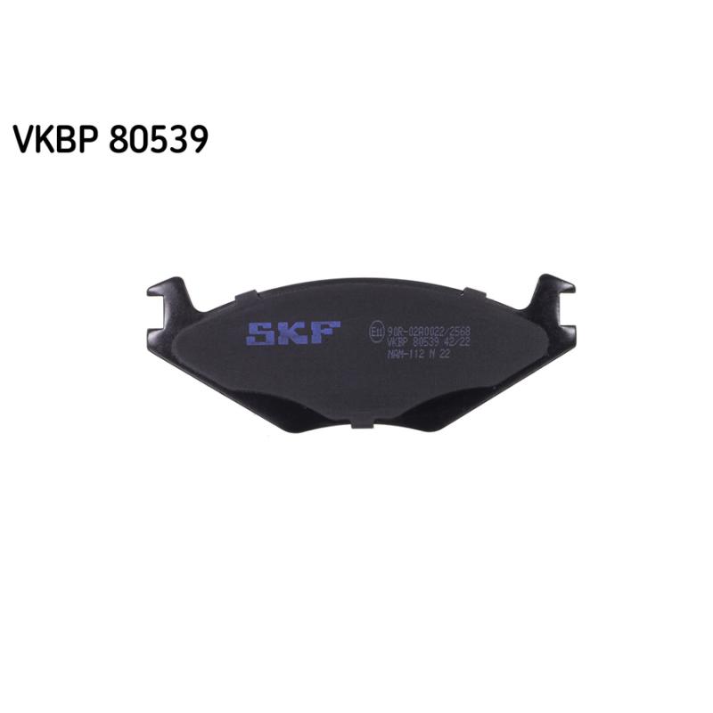 Jeu de 4 plaquettes de frein avant SKF VKBP 80539 - Visuel 1
