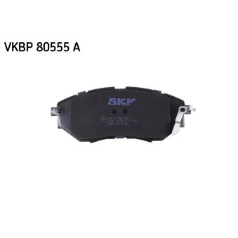 Jeu de 4 plaquettes de frein avant SKF [VKBP 80555 A]