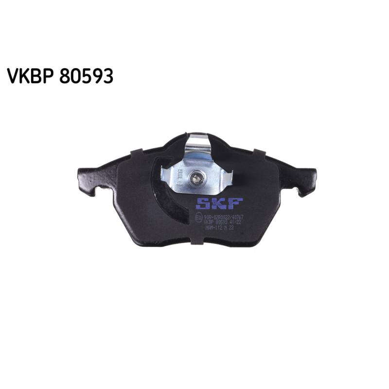 Jeu de 4 plaquettes de frein avant SKF VKBP 80593 - Visuel 1