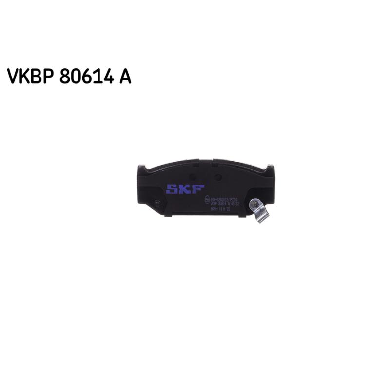Jeu de 4 plaquettes de frein avant SKF VKBP 80614 A - Visuel 1