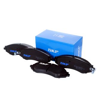Jeu de 4 plaquettes de frein avant SKF VKBP 80865 A pour SKODA SUPERB 1.8 - 101cv