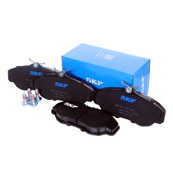 Jeu de 4 plaquettes de frein avant SKF VKBP 80962 pour LAND ROVER DISCOVERY 2.5 Td5 4x4 - 139cv