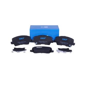 Jeu de 4 plaquettes de frein avant SKF VKBP 81370 A pour KIA PICANTO 1.0 - 67cv