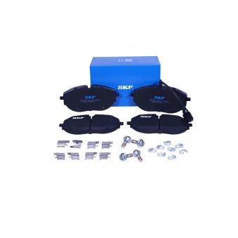 Jeu de 4 plaquettes de frein avant SKF VKBP 81423 E pour SKODA KAROQ 2.0 TDI - 180cv