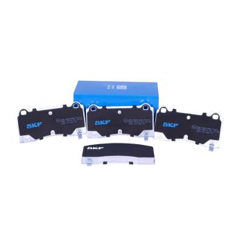 Jeu de 4 plaquettes de frein avant SKF VKBP 85012 EV pour TESLA MODEL 3 EV - 283cv