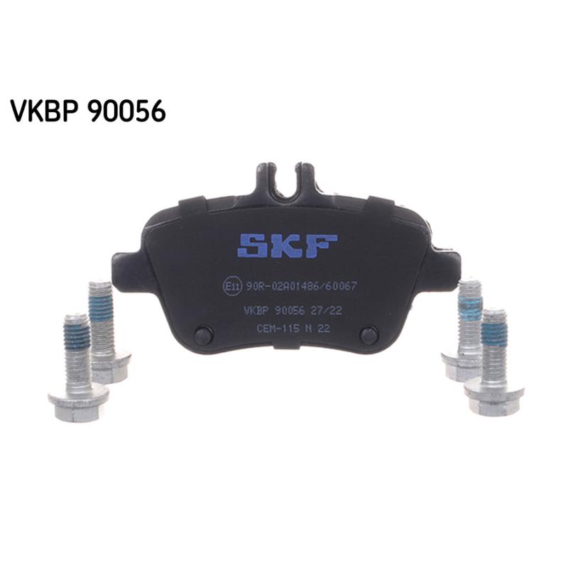 Jeu de 4 plaquettes de frein arrière SKF VKBP 90056 - Visuel 1