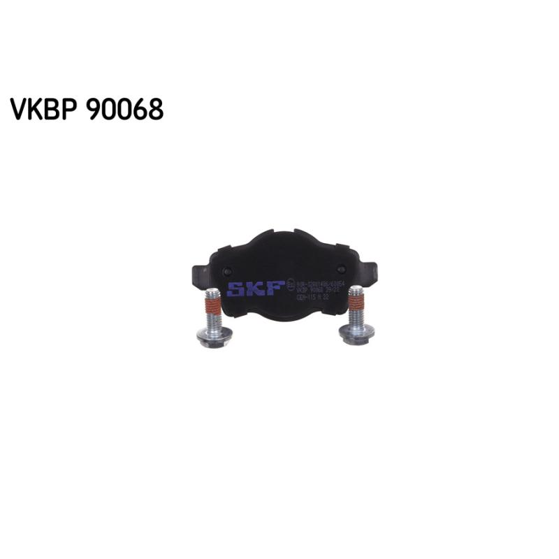 Jeu de 4 plaquettes de frein arrière SKF VKBP 90068 - Visuel 1