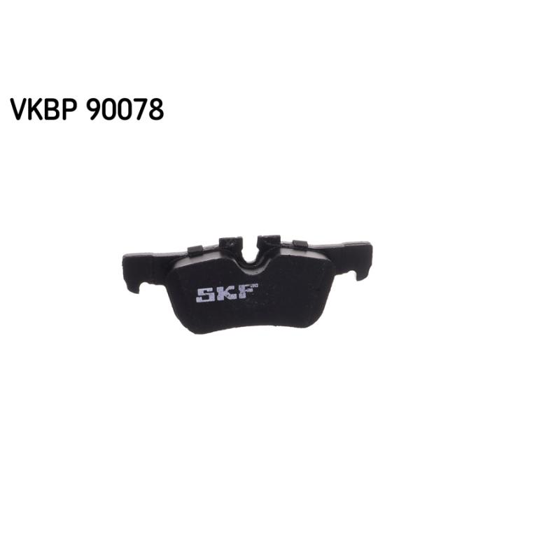 Jeu de 4 plaquettes de frein arrière SKF VKBP 90078 - Visuel 2