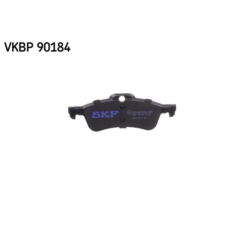 Jeu de 4 plaquettes de frein avant SKF VKBP 90184 - Visuel 1