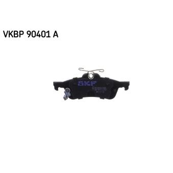 Jeu de 4 plaquettes de frein arrière SKF VKBP 90401 A pour TOYOTA YARIS 1.4 D4d - 90cv
