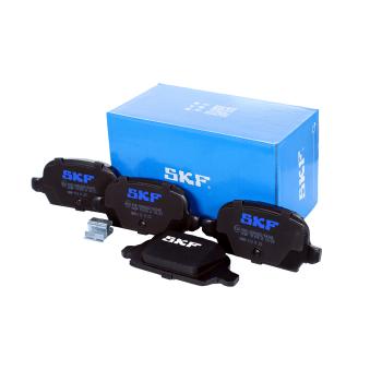 Jeu de 4 plaquettes de frein arrière SKF VKBP 91076 A pour PORSCHE 912 1.7 CDTI - 100cv