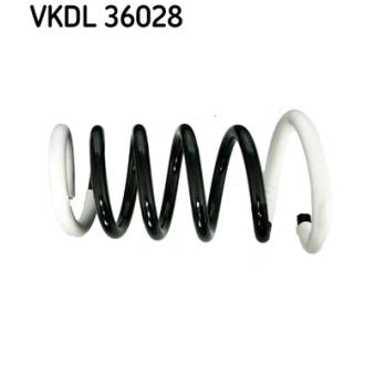 Ressort de suspension SKF VKDL 36028 pour VOLVO XC90 D3 / D5 - 163cv