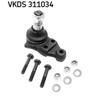Rotule de suspension SKF VKDS 311034 pour VOLKSWAGEN LT 2.0 - 75cv