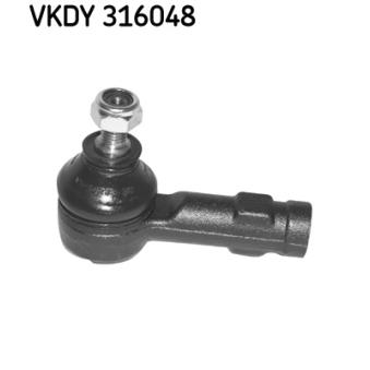 Rotule de barre de connexion SKF VKDY 316048 pour VOLVO V40 2.0 - 136cv