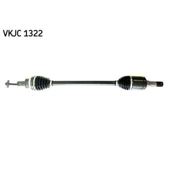 Arbre de transmission SKF VKJC 1322 pour VOLKSWAGEN GOLF 2.4 D / D3 / D4 AWD - 163cv