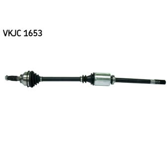 Arbre de transmission SKF VKJC 1653 pour OPEL VIVARO 1.9 DI - 80cv