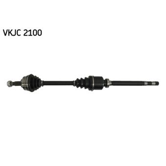 Arbre de transmission SKF VKJC 2100 pour PEUGEOT EXPERT 2.0 - 136cv