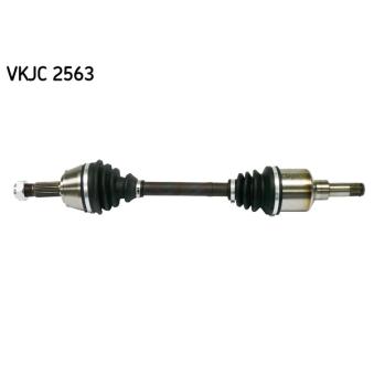 Arbre de transmission SKF VKJC 2563 pour FIAT PANDA 1.3 D Multijet 4x4 - 70cv