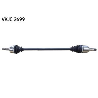 Arbre de transmission SKF VKJC 2699 pour ALFA ROMEO MITO 1.4 - 78ch